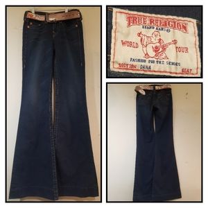 True religion retro Dana bell bottom jeans.